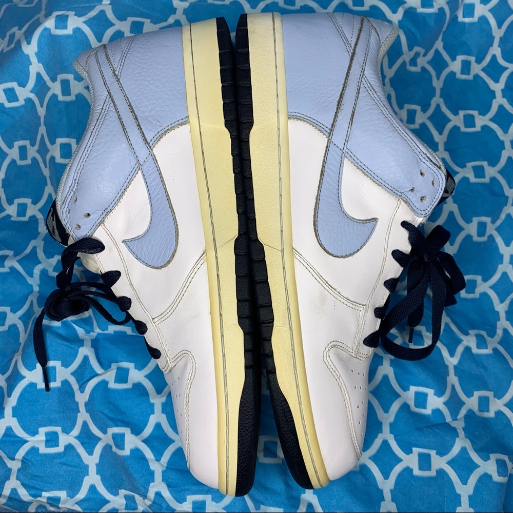 Nike Dunk Low Mens size 13 UNC ICE university blue vintage white rare sail retro - Picture 13 of 13